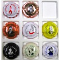 BROCHET-HERVIEUX N°12/19 SERIE TINTIN COMPLETE