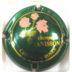 JANISSON PHILIPPE N°01 VERT ROSES ROSES