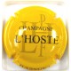 L'HOSTE N°15A JAUNE-CREME ET NOIR