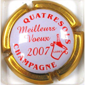 QUATRESOLS N°22B MEILLEURS VOEUX 2007 CTR OR