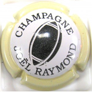 RAYMOND JOEL N°06 RUGBY CT CREME