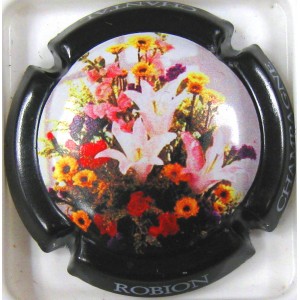 ROBION CHANTAL N°02B FLEURS CT NOIR