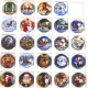GENERIQUES CALENDRIER DE L'AVENT 2026 NUMEROTEES DE 1/24 A 24/24