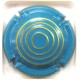 MARGUET N°07A BLEU TURQUOISE ET OR